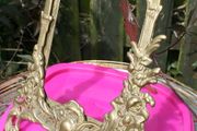 Photo Frame Vintage Brass Rectangular Decorative Desk Picture Holder