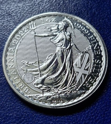1 oz Silver Britannia 2022 .999 Coin