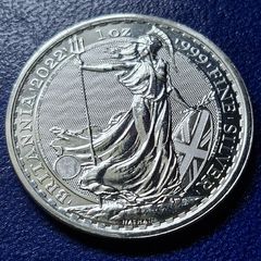 1 oz Silver Britannia 2022 .999 Coin