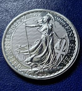 1 oz Silver Britannia 2022 .999 Coin