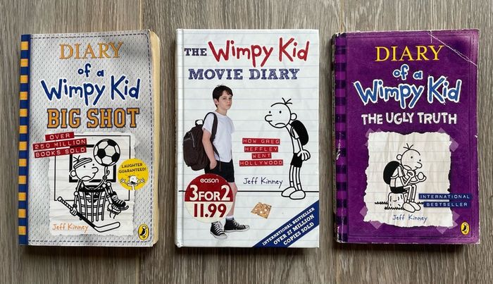 LOTS of Childrens Book Bundles - Football Books, Wimpy Kid, Cat Kid, Skulduggery Pleasant etc