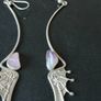 Sterling earrings and bangle set Image 3