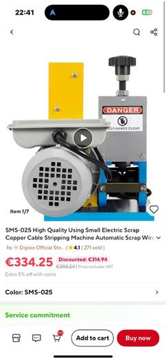 Scrap Wire Recycling Stripper Machine 1-25mm new