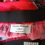 Helen Berman  (London) Red/Black  Pleated Animal Pattern.  S.14.  B.N.W.T Image 6