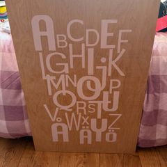 Wooden wall hanging