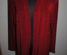 Gazelle red cardigan size M/L UK14/16 Postage included