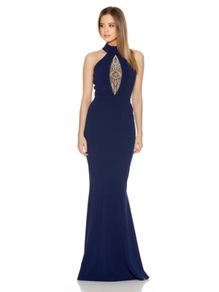 Navy full length plus matching shoes