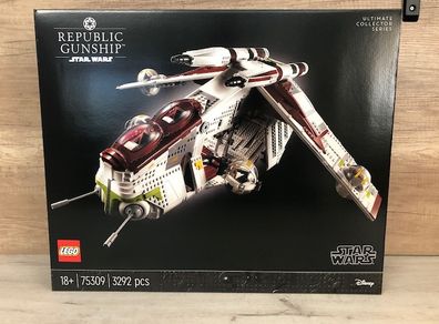 Lego Republic Gunship 75309 ( rare misprint box )