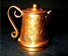 Pristine Vintage 9ct Gold Coffee Pot Charm  Fully Hallmarked