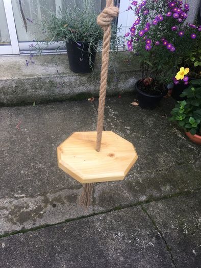 Kids swing, wooden indoor swing, handmade tree swing, children gift idea