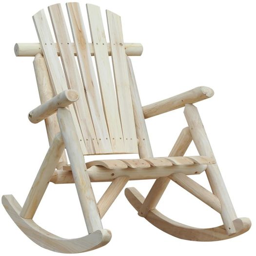 Cedar Wood Rocking Armchair, 96Lx66Wx98H cm (FREE SHIPPING)