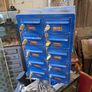 Vintage Metal Lock Box Cabinet Image 3