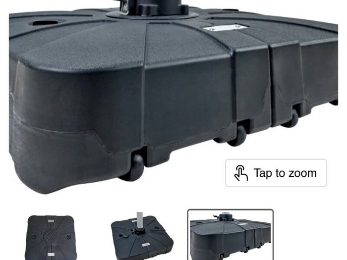 HARTMAN Water-Filled Cantilever Base  Black