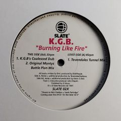 K.G.B. - Burnin Like Fire - Records - PIANO House BANGER!! QUINTESSENTIAL Dublin CLASSIC! Get on the floor it's burning like fire!