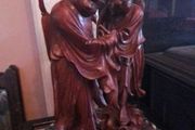 Hand Carved Asian Gentlemen