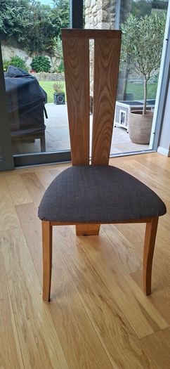 Solid wood dining chairs