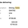 Round Dining Table -BRAND NEW- Image 3