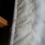 Cream/ivory voille curtains. Image 4