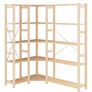 IKEA IVAR 3 Section Corner Shelving Unit 103/144x30x179cm Solid Pine Image 2