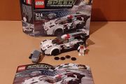LEGO Speed Champions 75872 Audi R18 e-tron quattro.  Used and discontinued set from 2016. Good condition.