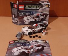 LEGO Speed Champions 75872 Audi R18 e-tron quattro.  Used and discontinued set from 2016. Good condition.