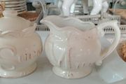 sugar bowl and milk chug