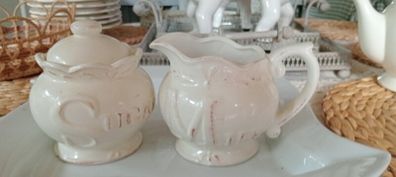 sugar bowl and milk chug