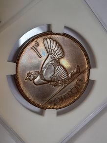 Proof 1928 1d PENNY Freestate High grade Registered post only extra 9 euros Read description