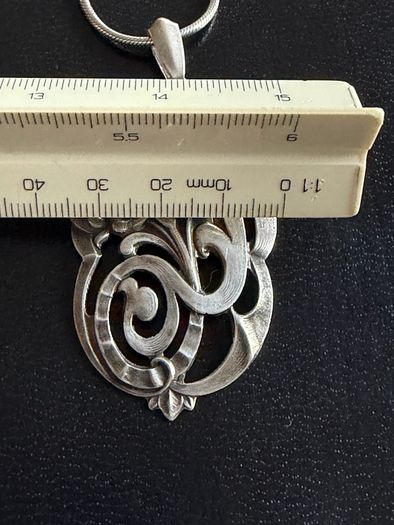 silver necklace