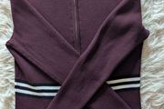 Karen Millen zip bordo cardigan