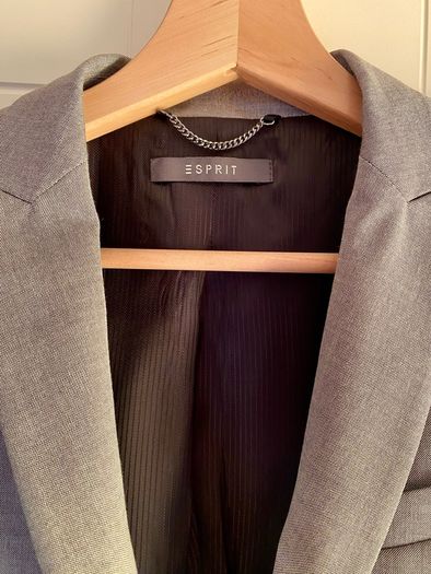 Heather grey suit 47% wool | great condition | UK 10
