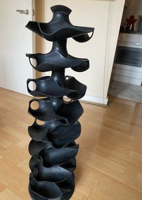 2xRotatable 9 bottle wine rack