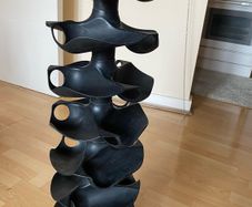 2xRotatable 9 bottle wine rack