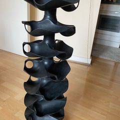 2xRotatable 9 bottle wine rack
