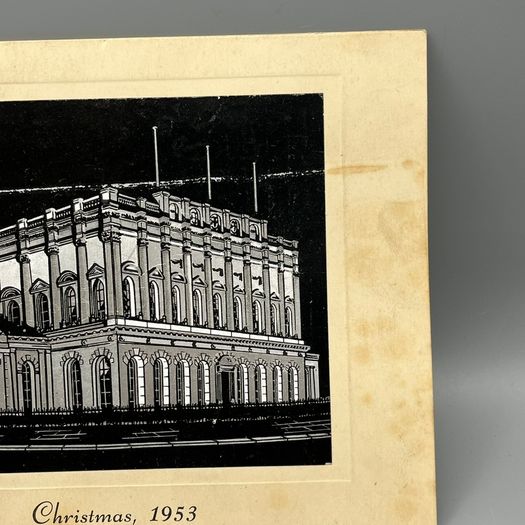 Vintage 1953 CIE Christmas Card Kingsbridge Station Dublin Irish Railway Heuston