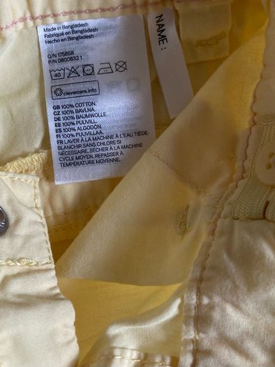 H&M Cotton Shorts, Size 7-8 Years