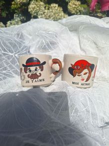 1970s Love Mugs