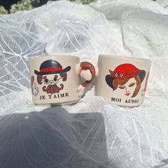 1970s Love Mugs
