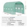 Walk-In Polytunnel Greenhouse 14.6ft x 6.4ft x 6.3ft Image 4