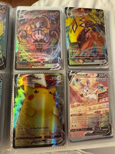 Pokemon Cards Bundle 200 Cards Spanish V, VMAX, GX & Full Art Styles