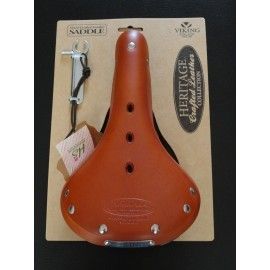Heritage Cromo Premium Leather Saddle 280Mm 170Mm - Honey - See more at: http://lookyourbike.com/heritage-cromo-premium-leather-saddle-280mm-170mm-honey