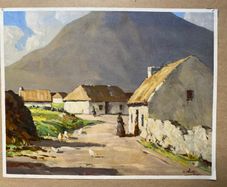 An Irish Mountain Village Print