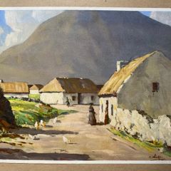 An Irish Mountain Village Print