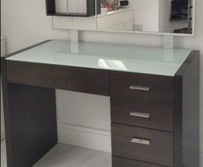 dressing table with chair
