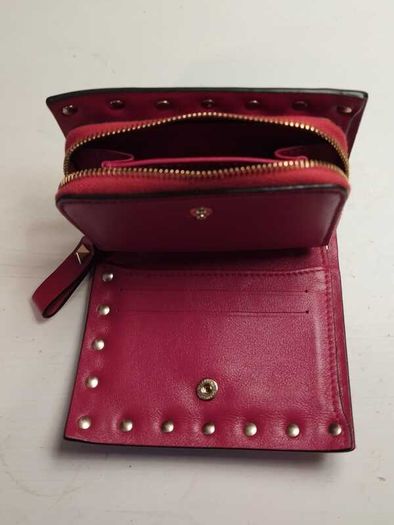 Valentino Garavani Rock Stud Calfskin Wallet for Ladies