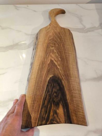 Handmade 65cm Walnut Live Edge Charcuterie Board