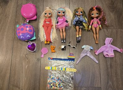 OMG dolls, Poly Pockets and Lego Dots bracelet