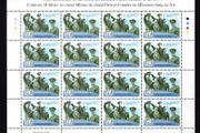 2008 Ireland 50th Anniversary of Defence Forces Serving on a UN Mission Commemorative Stamp Sheetlet Plate 1B1B1B1B Mint Never Hinged (MNH)