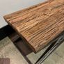 Reclaimed wood bench Image 5