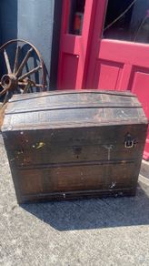antique steam trunk